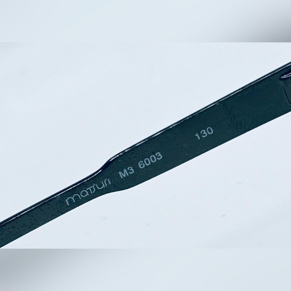 Matsuri 6003 Gunmetal Oval Sunglasses Frames Only - Picture 8 of 8